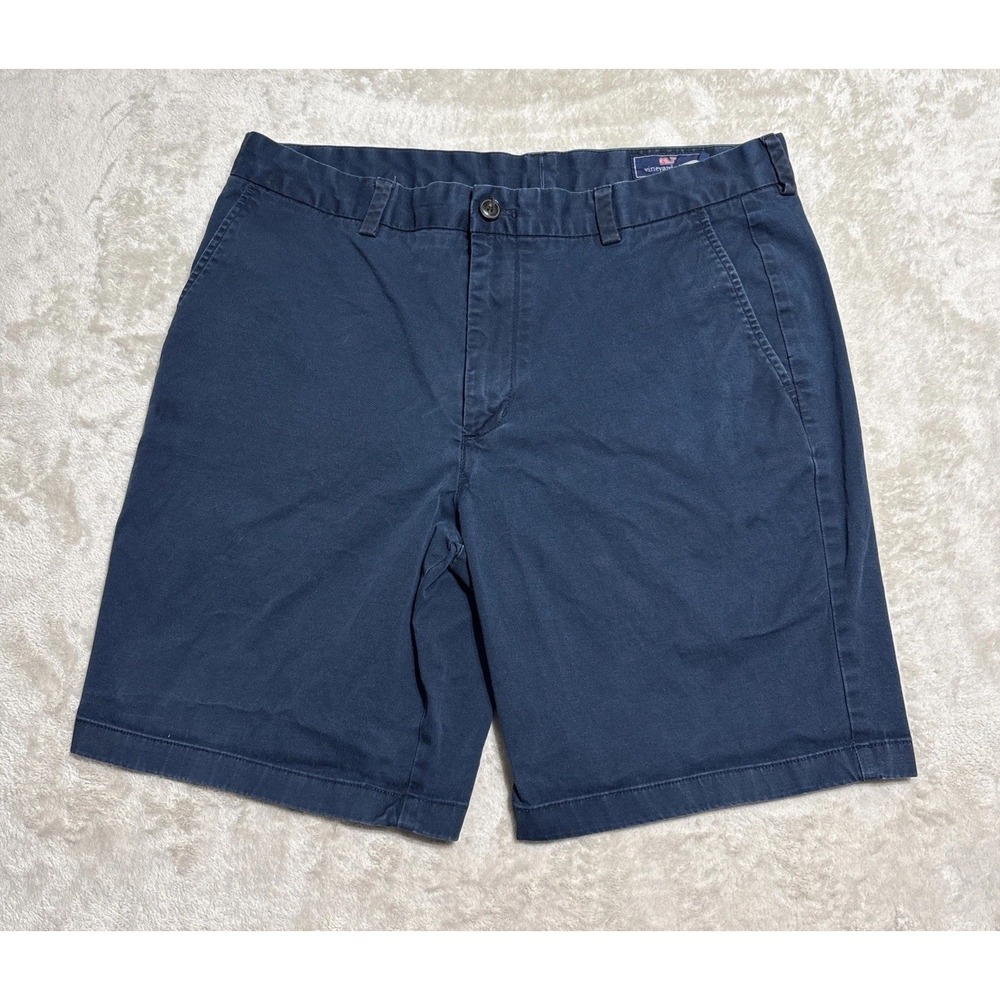 Vineyard Vines Shorts Men's Size 34 Blue Flat Front Shep & Ian